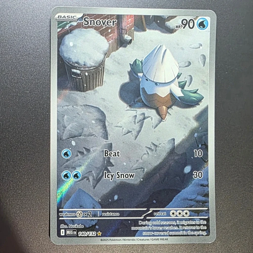 pokemon card snover (100/091) Common Card Type Snover 035/132 NM SIR Special